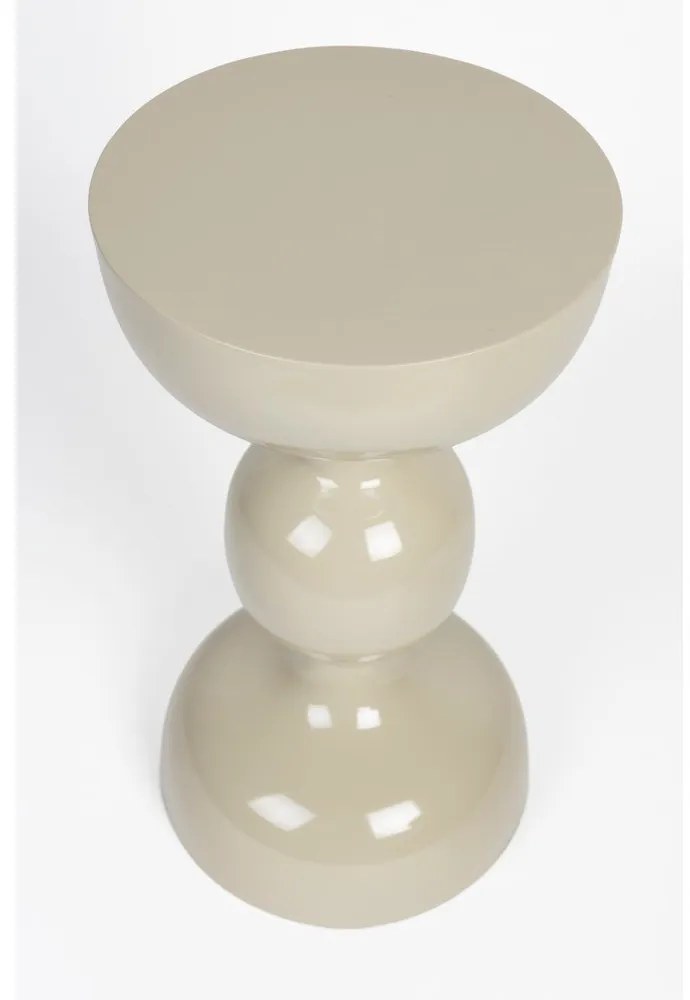 Fém kerek tárolóasztal ø 31 cm Lars – White Label