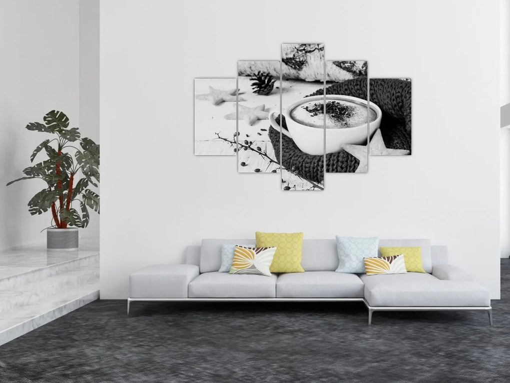 Kép - Téli cappuccino (150x105 cm)