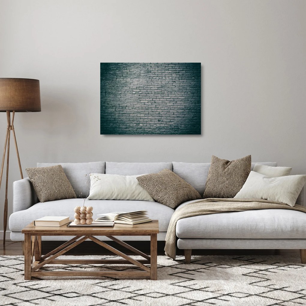 Téglafal képe (üvegen) (70x50 cm)