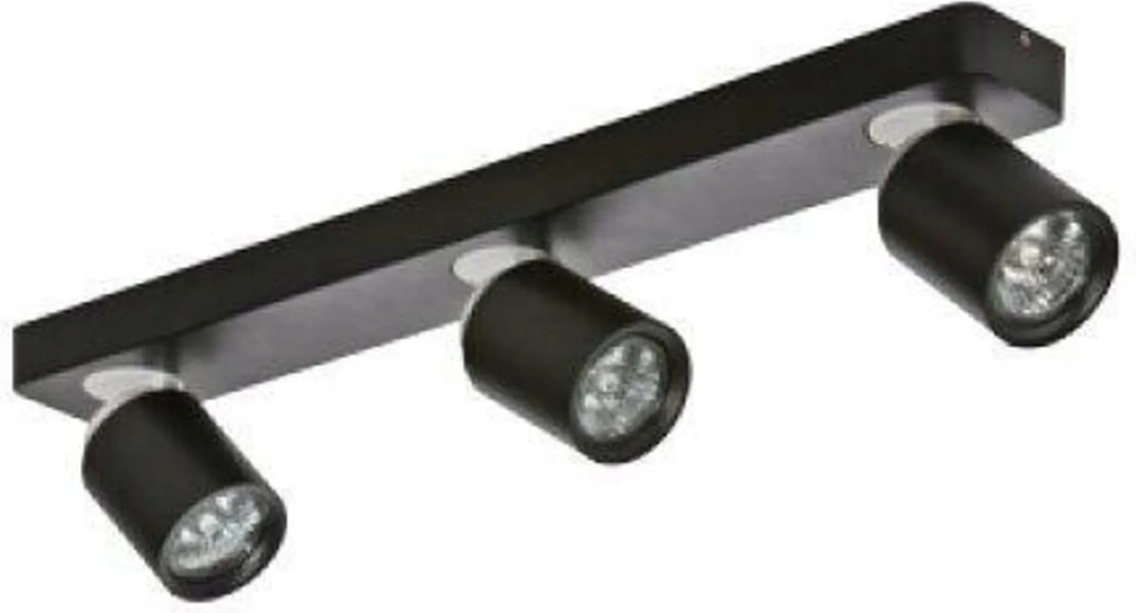 Mennyezeti és fali spotlámpa AZzardo Tomi 3 fekete AZ0680 GU10 3x50W I