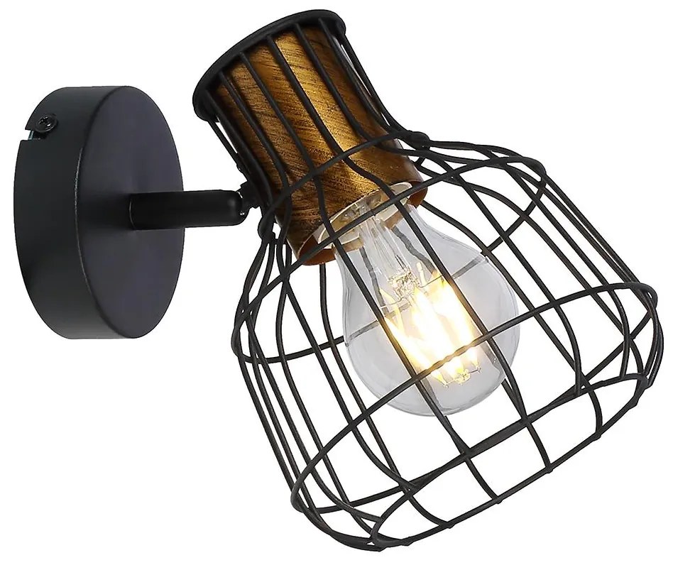 Klausen KL161010 - Fali spotlámpa GRIMY 1xE27/15W/230V