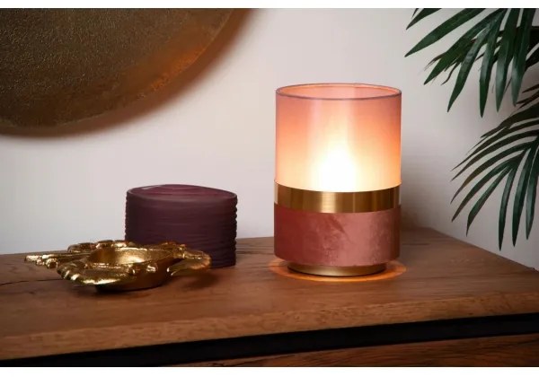 Lucide 10508/01/66 - Asztali lámpa EXTRAVAGANZA TUSSE 1xE14/40W/230V rózsaszín