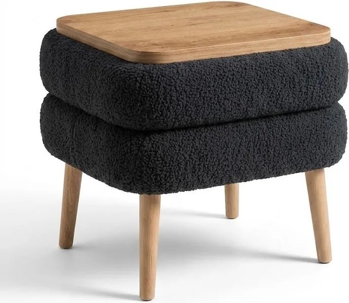 Noya éjjeliszekrény, fekete, 40 cm