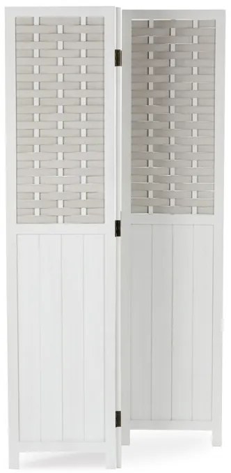 Fehér Tömörfa Paraván. EF-L145 WT