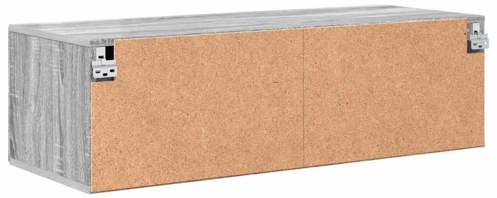 TV szekrény fiókkal Szürke sonoma 100.5 x 39 x 30 cm Faanyag