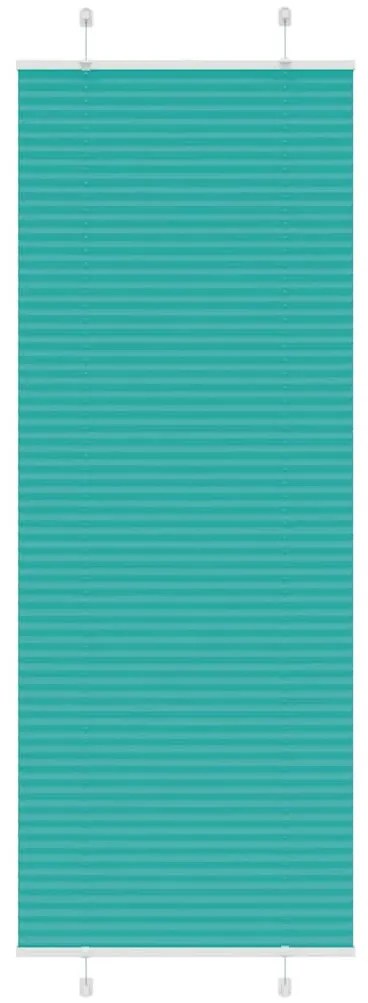 pliszírozott redőny Benzinzöld 75x200 cm szövetszélesség