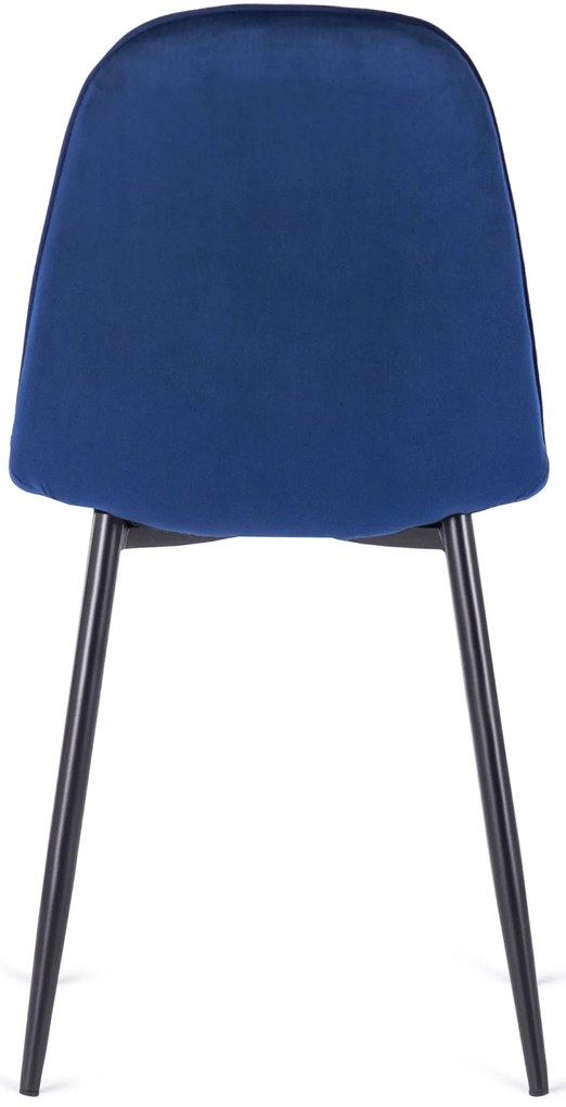 Sötétkék Bársony Étkezőszék ARIS