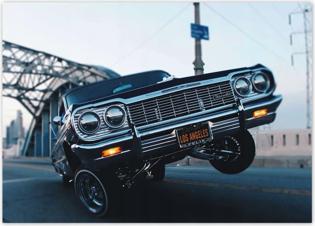 Poszterek 70x50 Chevrolet Ugráló autó