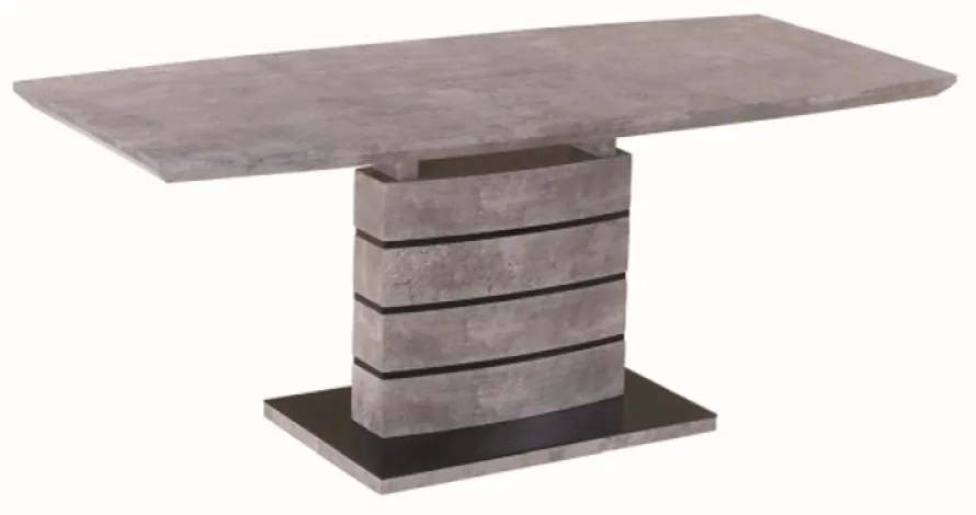 Leonardo bővíthető étkezőasztal beton 140-180cm