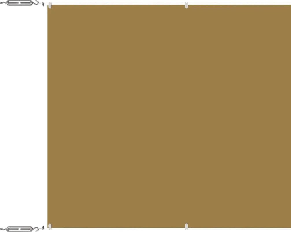 vidaXL bézs oxford-szövet függőleges napellenző 140 x 1000 cm