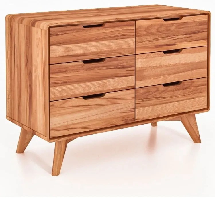 Alacsony bükkfa komód 90x63 cm Greg - The Beds