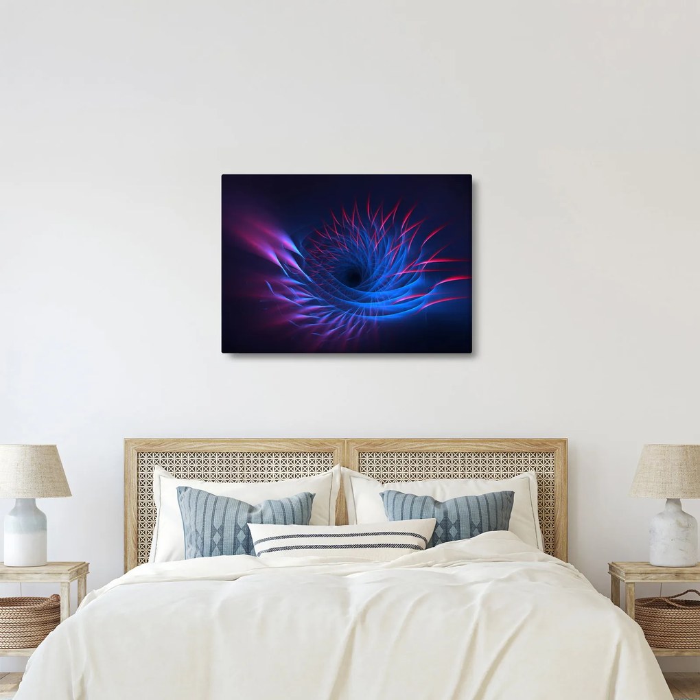 Kép - virág absztrakció (70x50 cm)