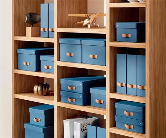 Iratpapucs, karton, 100 mm, LEITZ Puro, óceánkék (E24710068)