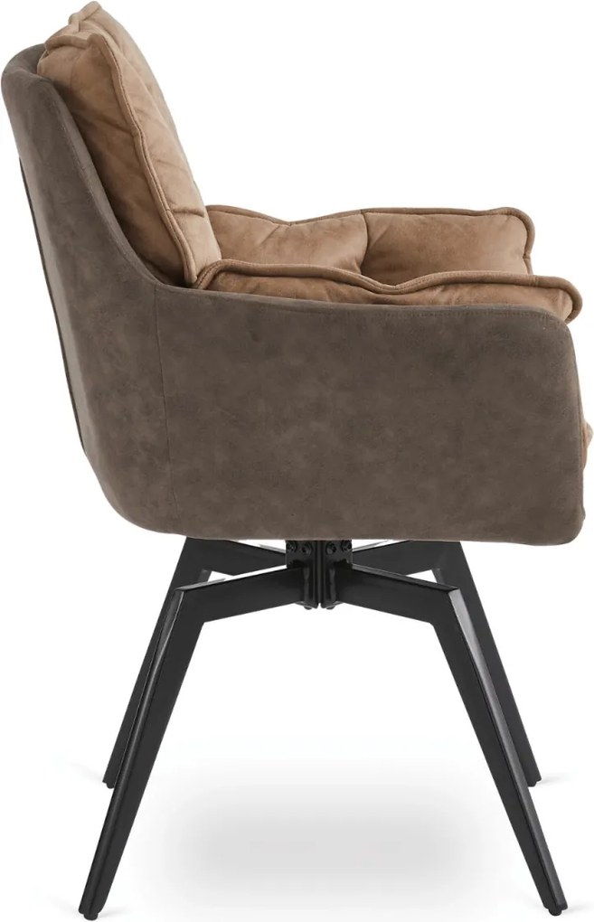 Krzesło Obrotowe ISLA Brązowe