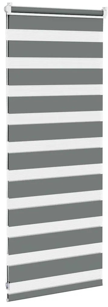zebrafüggönnyel sötét szürke szövetszélesség 55,9 cm poliészter