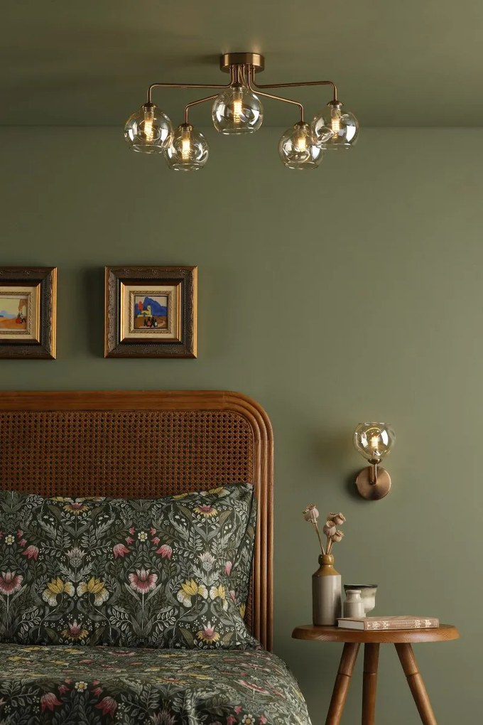 Dar Lighting modern mennyezeti lámpa feya antik bronz darfey0563-16