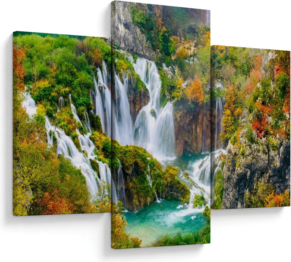 Kép - Plitvicei-tavak Nemzeti Park (90x60 cm)