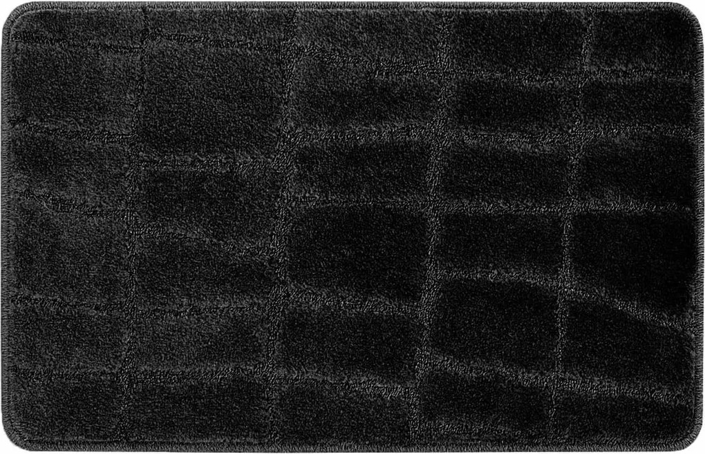 Fürdőszoba Szőnyeg Puha Fekete Grafit Csúszásgátló