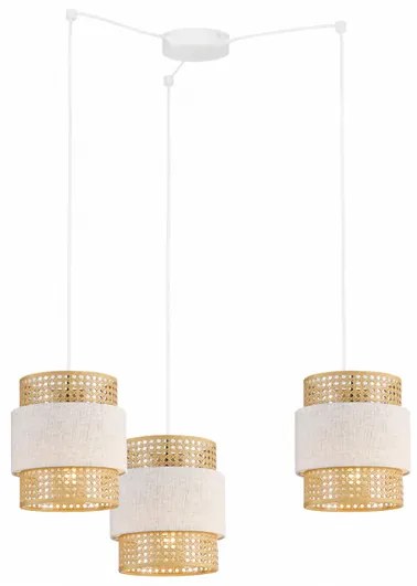 Lámpa Fali lámpatest ABRA 2, 6151, AC220-240V, 50/60Hz, 3*E27, max.40W, átmérő 20 cm, krém