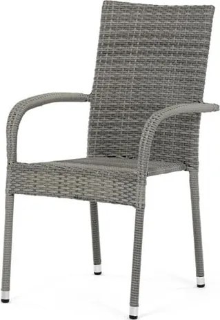 Autronic kerti szék szürke fém AZC-S2114 GREY