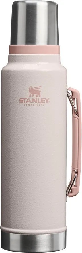 Világos rózsaszín rozsdamentes acél termosz 1,4 l Legendary Classic Bottle Hammertone Rose Quartz – Stanley