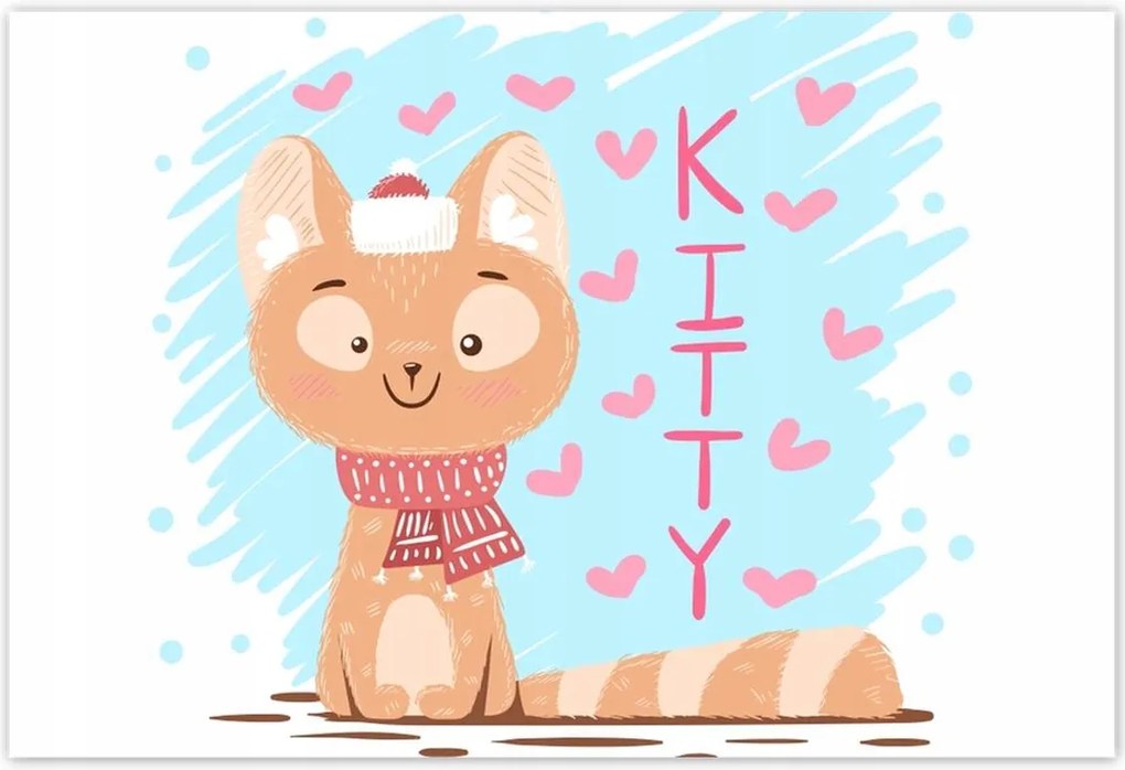 Poszterek 185x125 Cica Cicák Macskák