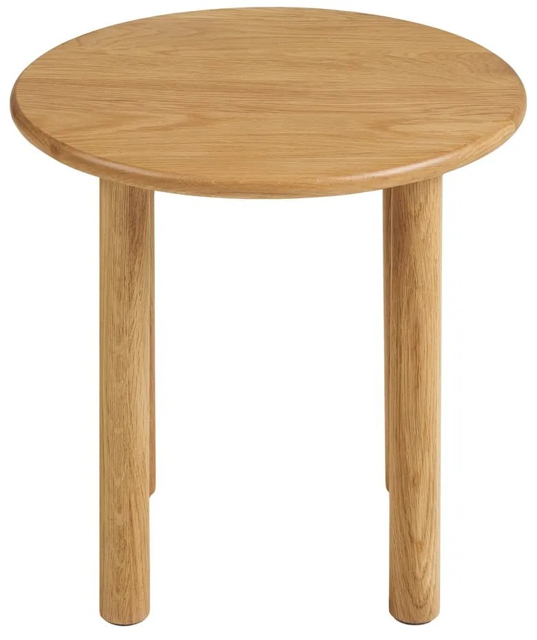 Tölgyfa kerek tárolóasztal ø 40 cm Jena – House Nordic
