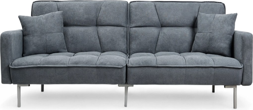 Kitalio háromszemélyes kanapé ágyneműtartóval - szürke