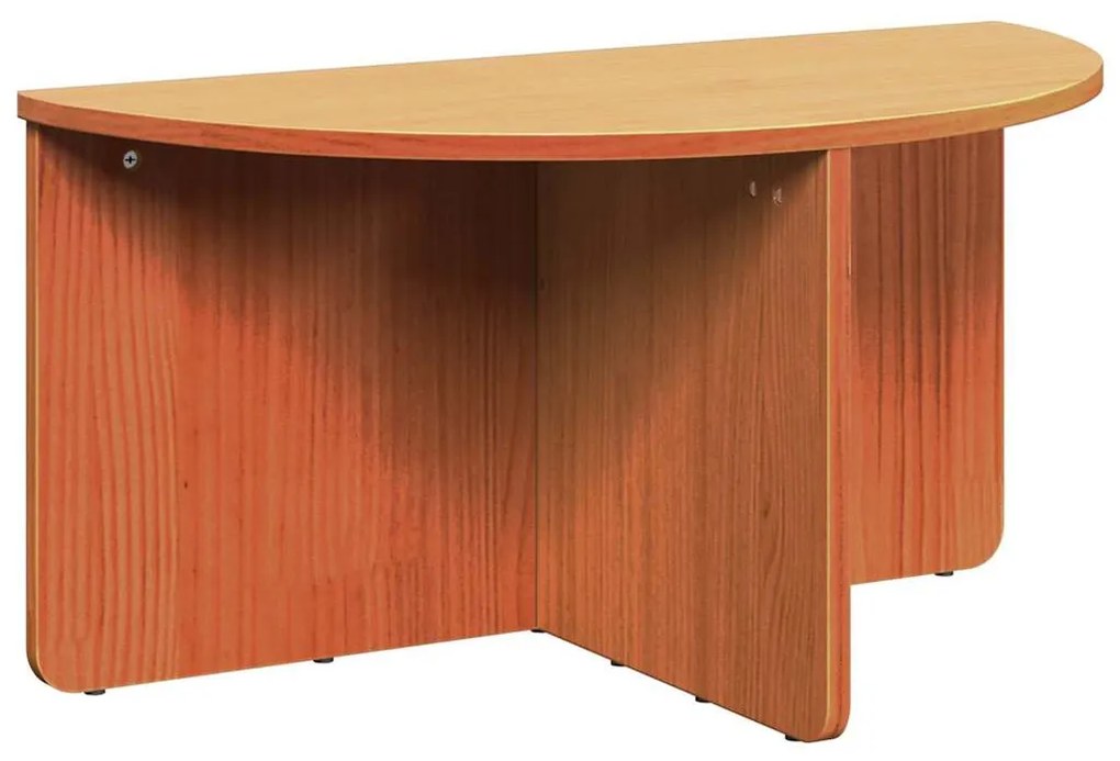 Dohányzóasztal 2 pcs Viaszbarna 79 x 39.5 x 40 cm Tömör fenyőfa