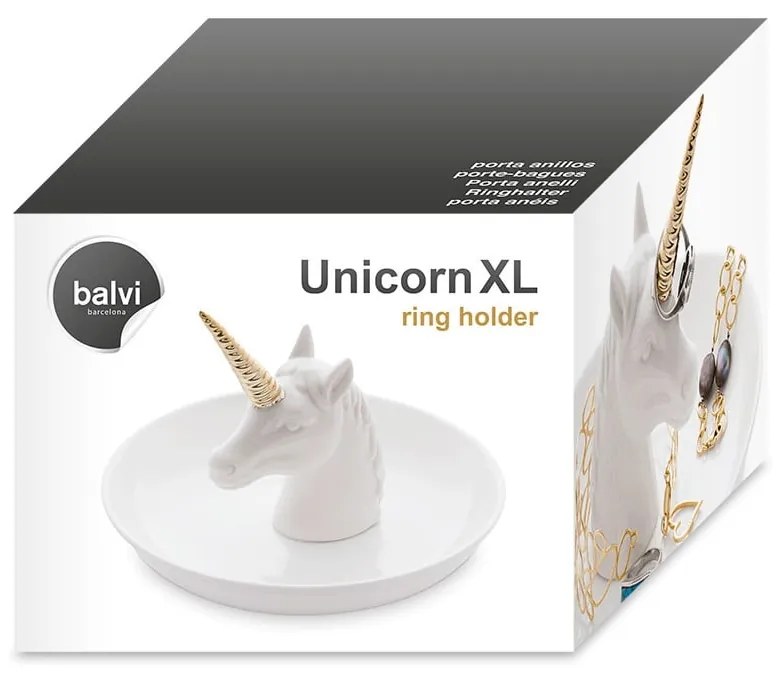 Porcelán ékszertartó állvány Unicorn – Balvi