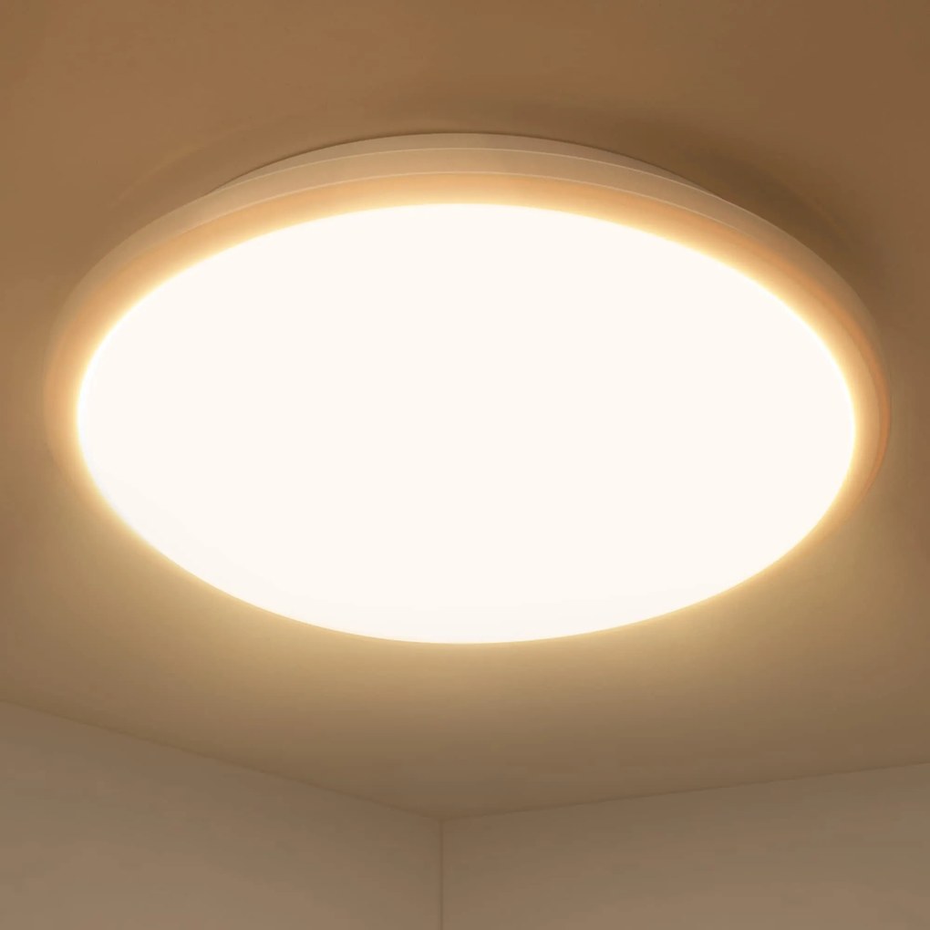 Jonmonsm Led mennyezeti lámpa 24W 3000K 3000LM Vízálló Beltéri