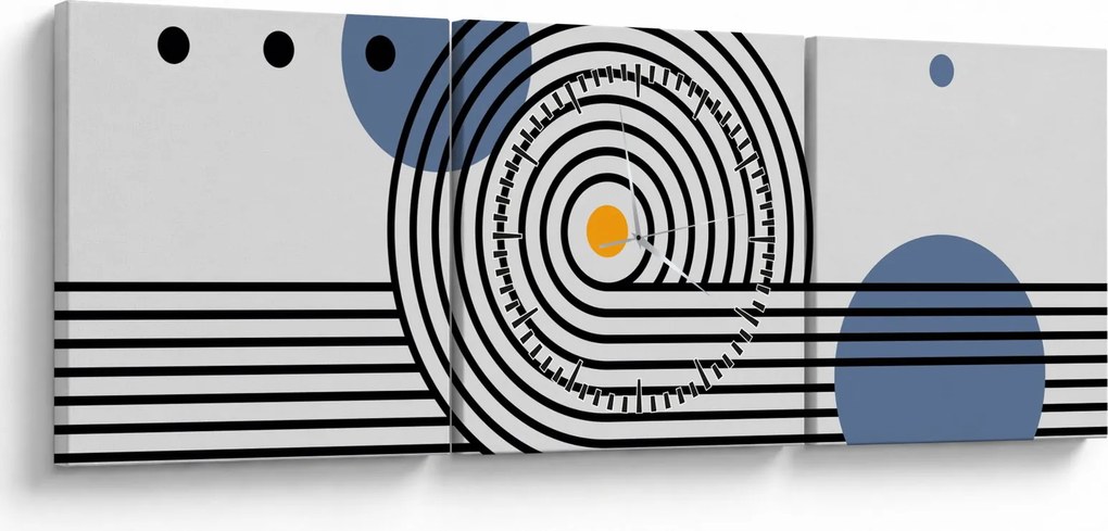 Kép - Minimalista absztrakció N⁰1 (órával) (90x30 cm)