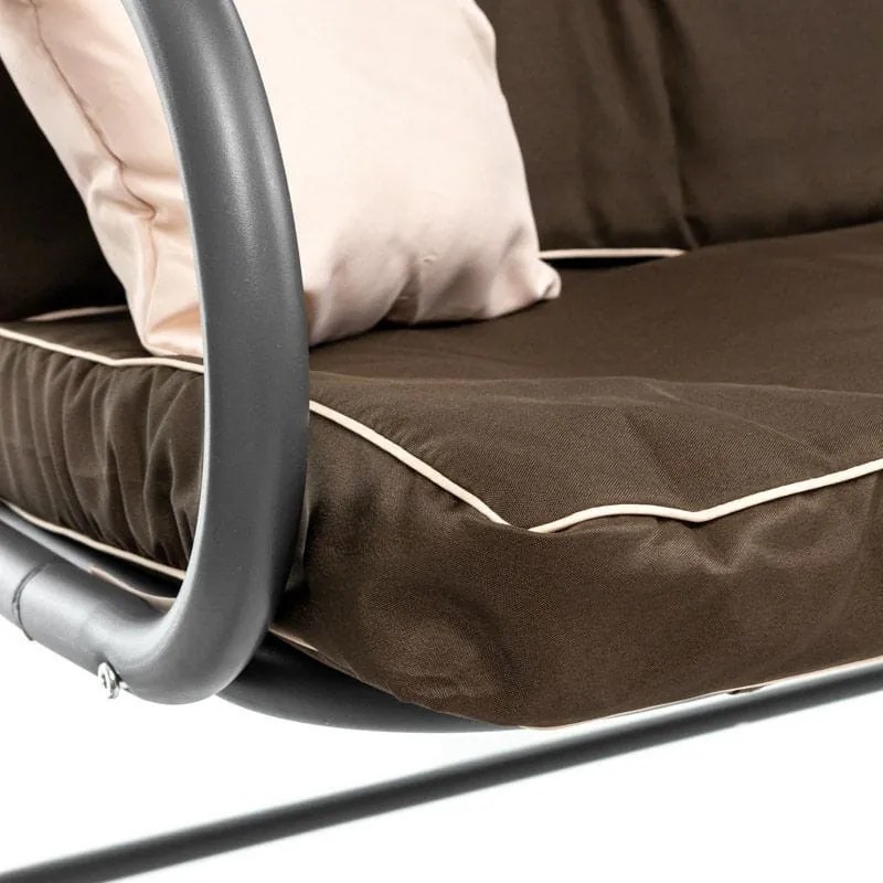 Megi kerti hintaágy barna