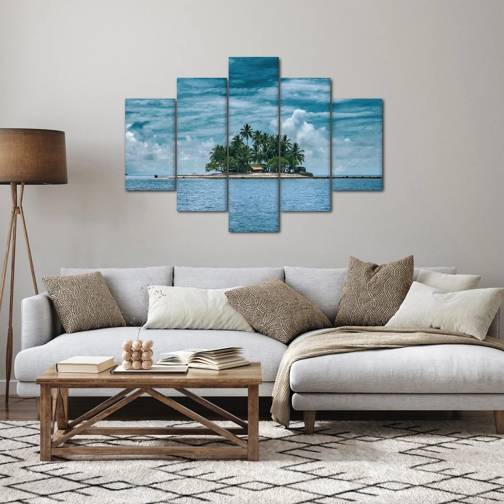 Kép - sziget a tengeren (150x105 cm)