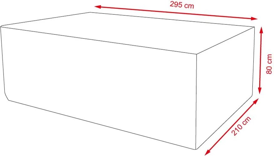 PROTECTOR Nagy védőponyva kerti bútorra