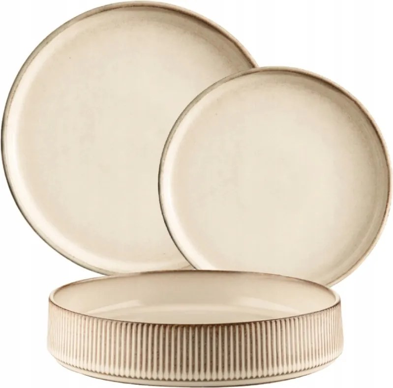 Evőeszköz Szett Porcelán Retro Evie 18 Db-os 6 Személyes