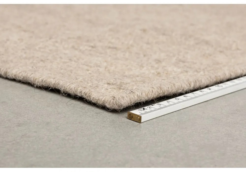 Barna-bézs gyapjú szőnyeg 200x300 cm Briton – Dutchbone