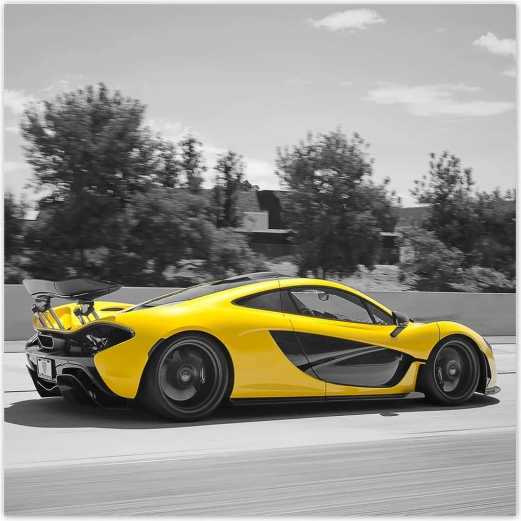 Poszterek 30x30 Yellow McLaren P1