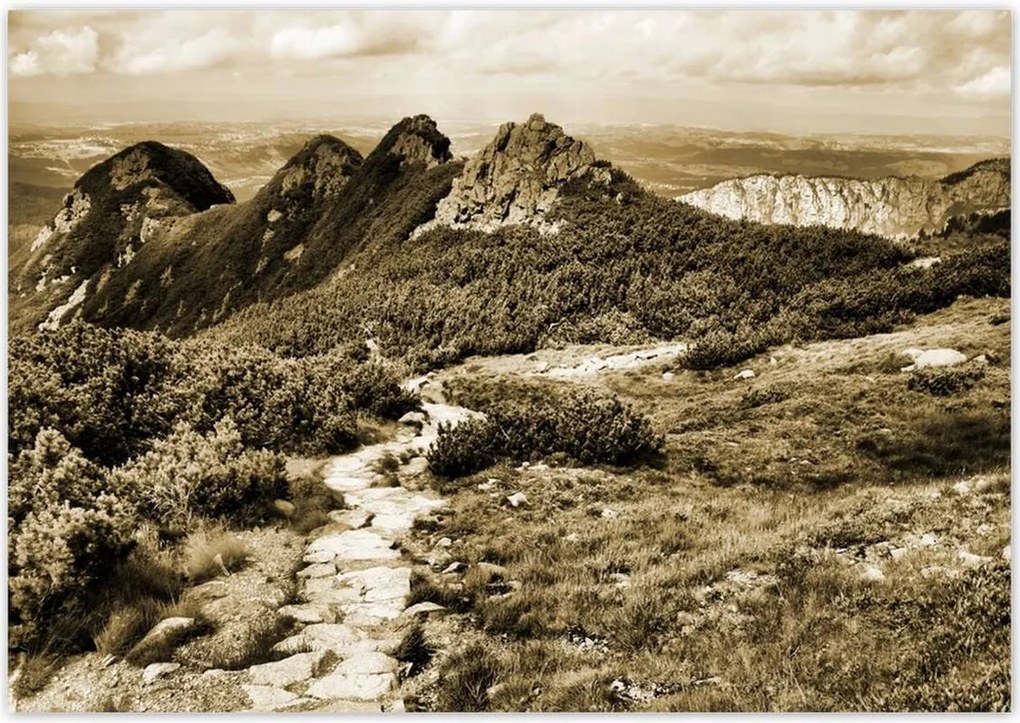 Poszterek 100x70 Tátra Lengyel hegyek Kilátás