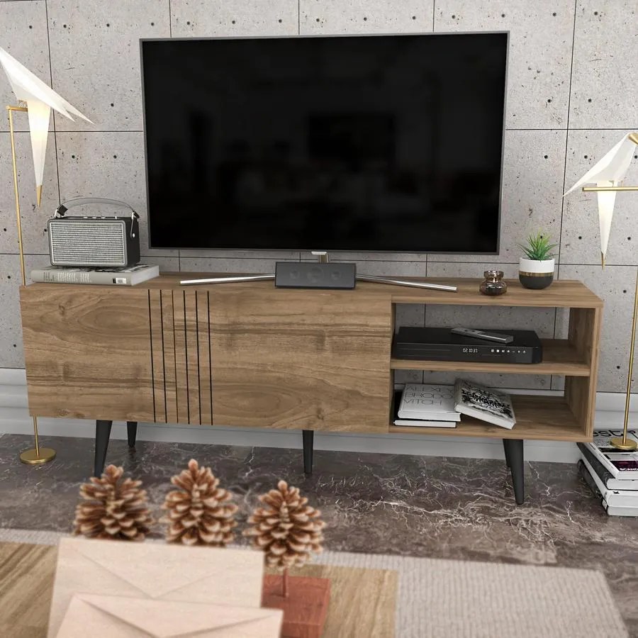 TV szekrény Ronas - Walnut