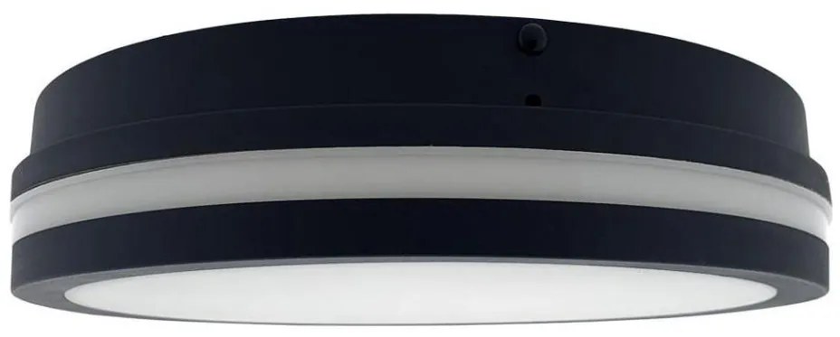 LED Fürdőszobai mennyezeti lámpa érzékelővel ELLÉ LED/24W/230V átm. 26 cm IP54 antracit