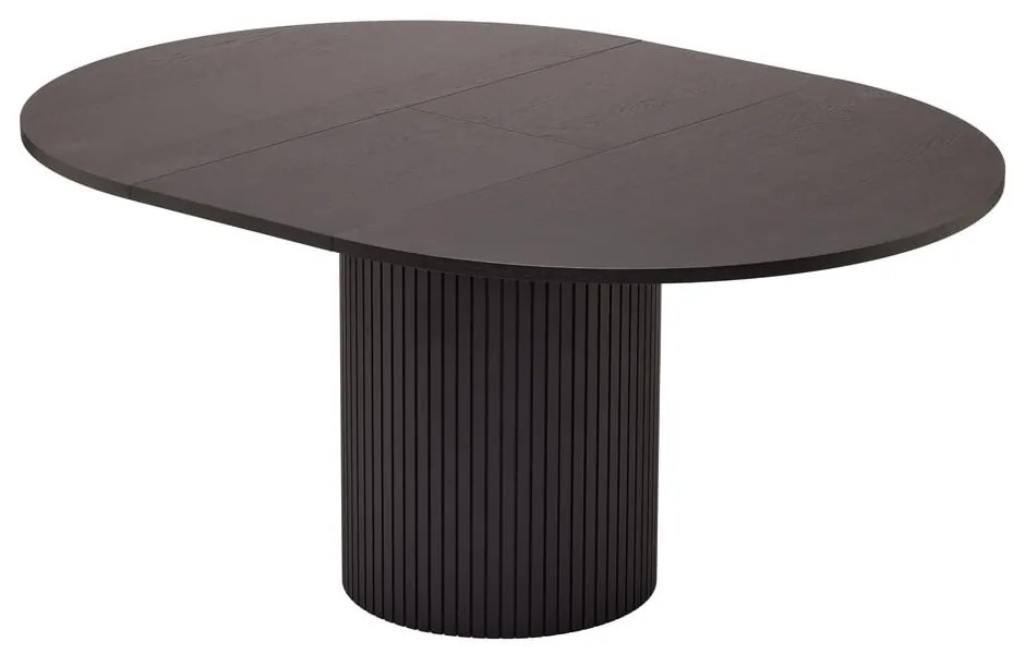 Kerek bővíthető étkezőasztal tölgyfa dekorral ø 115 cm Malaga – Bonami Selection