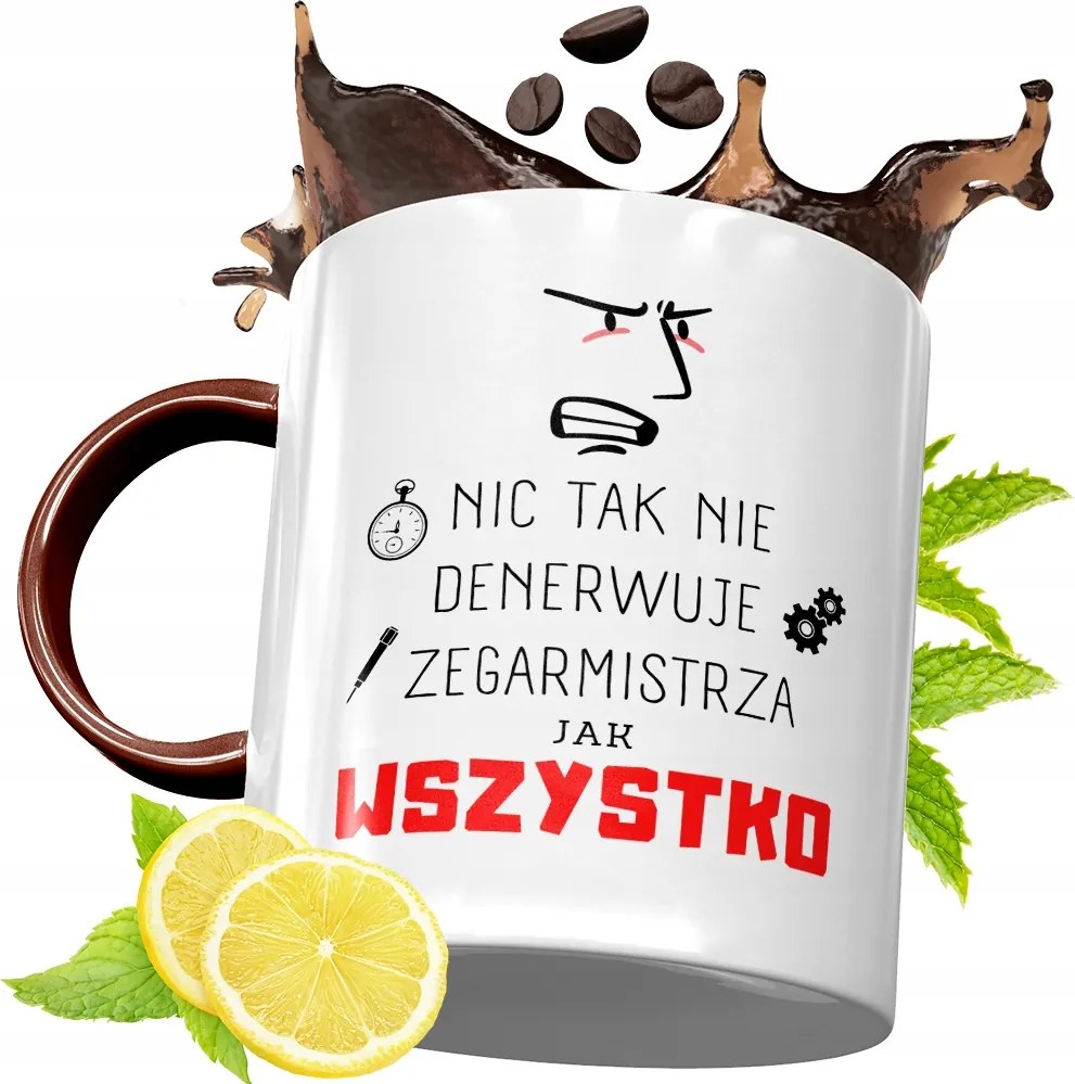 Bordó Bögre Óramesternek Születésnapra Ajándék fényképes nyomtatással