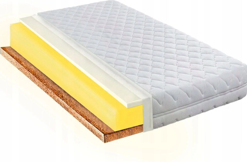 Kétoldalas habszivacs matrac 120x160 visco és kókusz H2H3 20cm