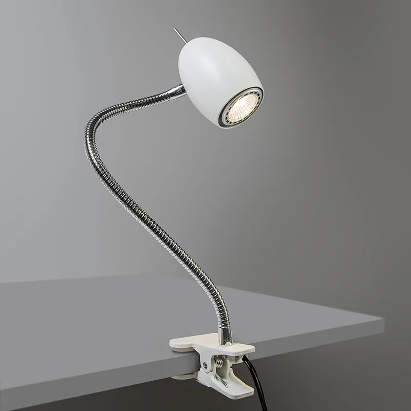 Design csipesz reflektor fehér rugalmas karral - Egg