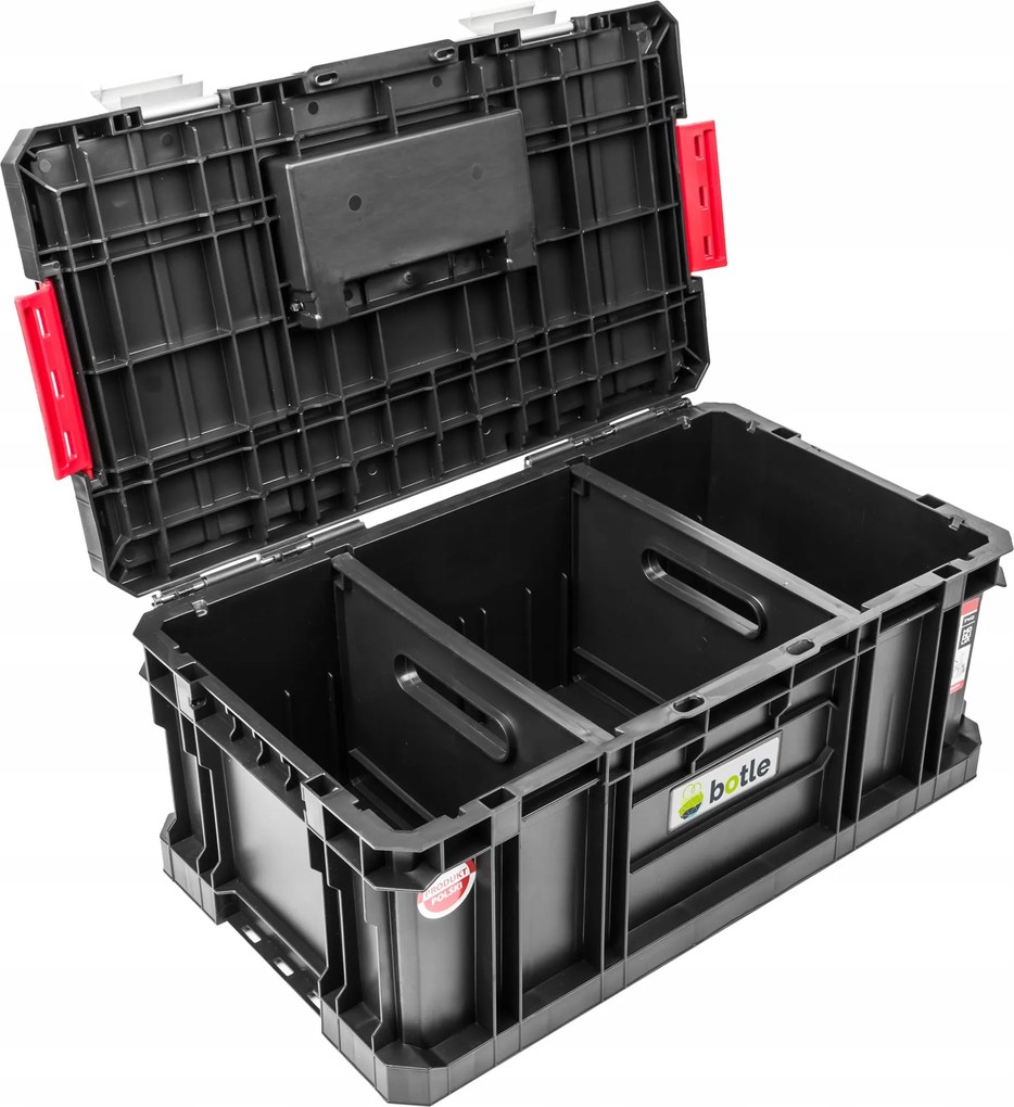 Rendszerező doboz szerszámos koffer erős nagy strapabíró 53x30x22cm