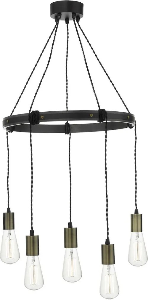 Dar Lighting IVAN IVA0531 Függőlámpa 5x60W/E27 IP20