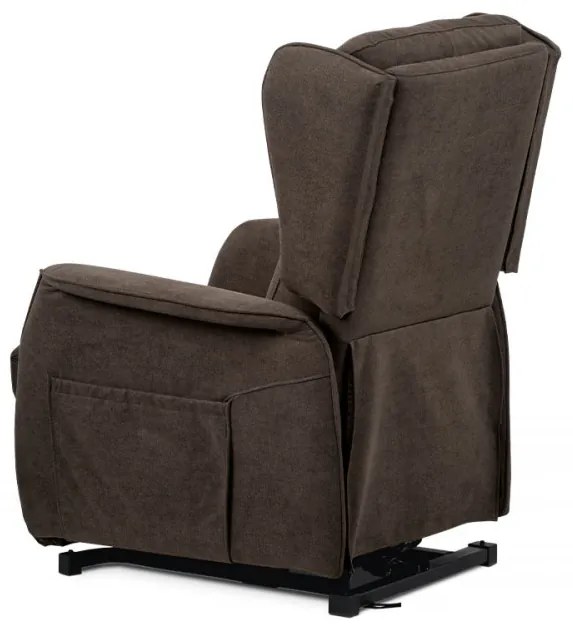 Fotoliu Pentru Tv Și Relaxare Cu Control Electric Textil Maro Tv-1190