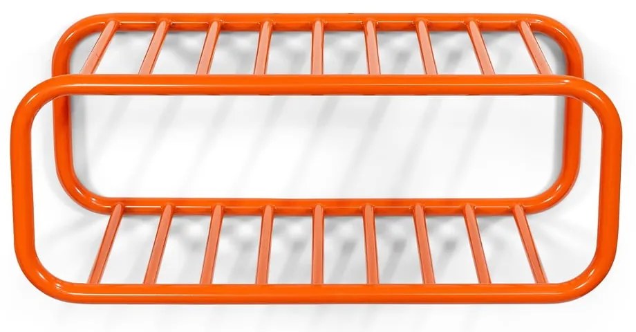 Narancssárga fém függő cipőtartó 72x28x35 cm Retro – Spinder Design