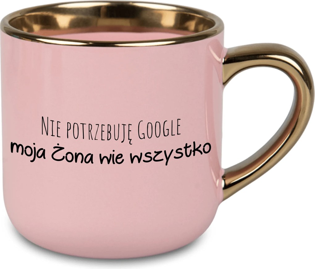 Bögre Nagy Rózsaszín Feleség Mindent Tud Ajándék Házassági évfordulóra Feleségnek